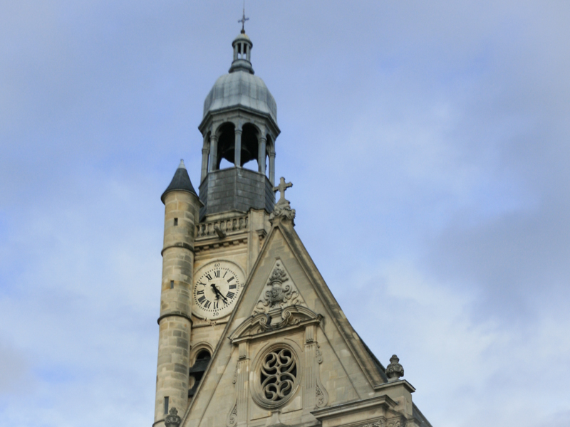Détail de l'église à côté du Panthéon