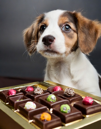 Un chien n'a aucune conscience du danger que représente le chocolat pour sa santé